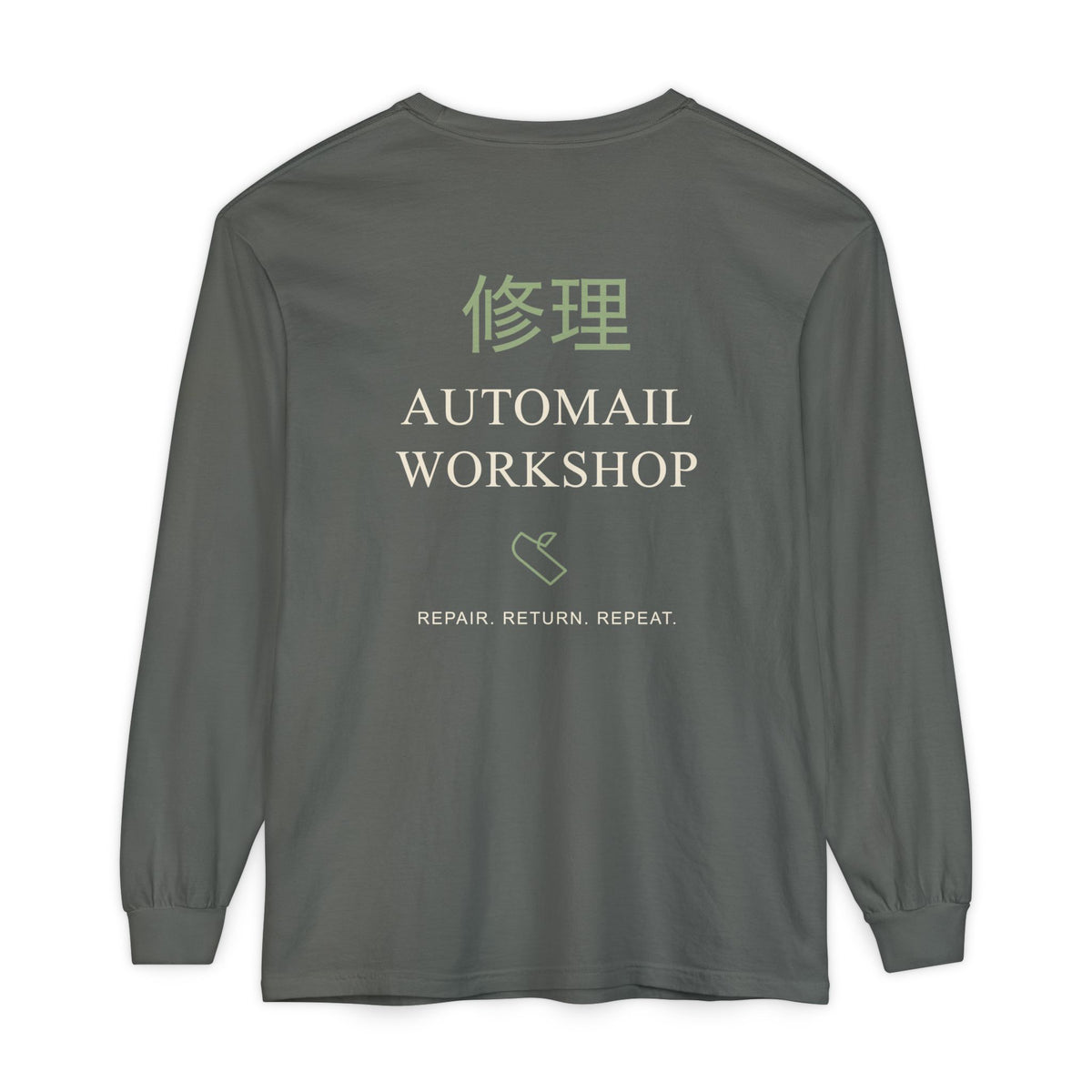 Rebuild Home Kanji Long Sleeve Tee | Inspired by Winry Rockbell from Fullmetal Alchemist