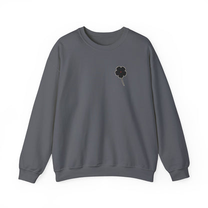 Black Clover Leaf Minimalist Crewneck Sweatshirt | Inspired by Asta from Black Clover