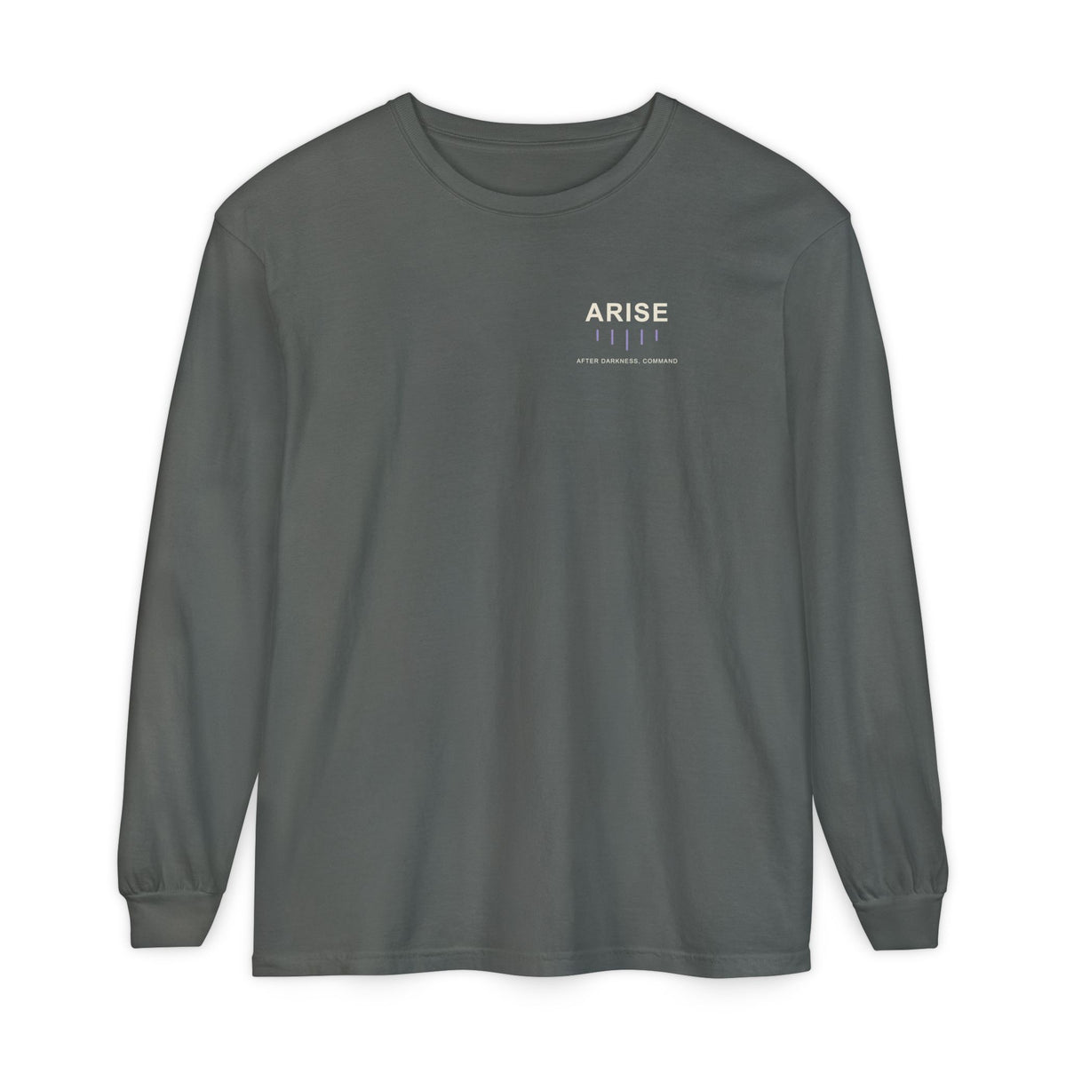 After Darkness Minimalist Anime Long Sleeve Tee | Shadow Rank Gym Japanese Streetwear