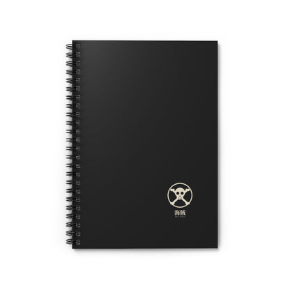 Pirate Crest Spiral Notebook | Inspired by the Straw Hat crew from One Piece