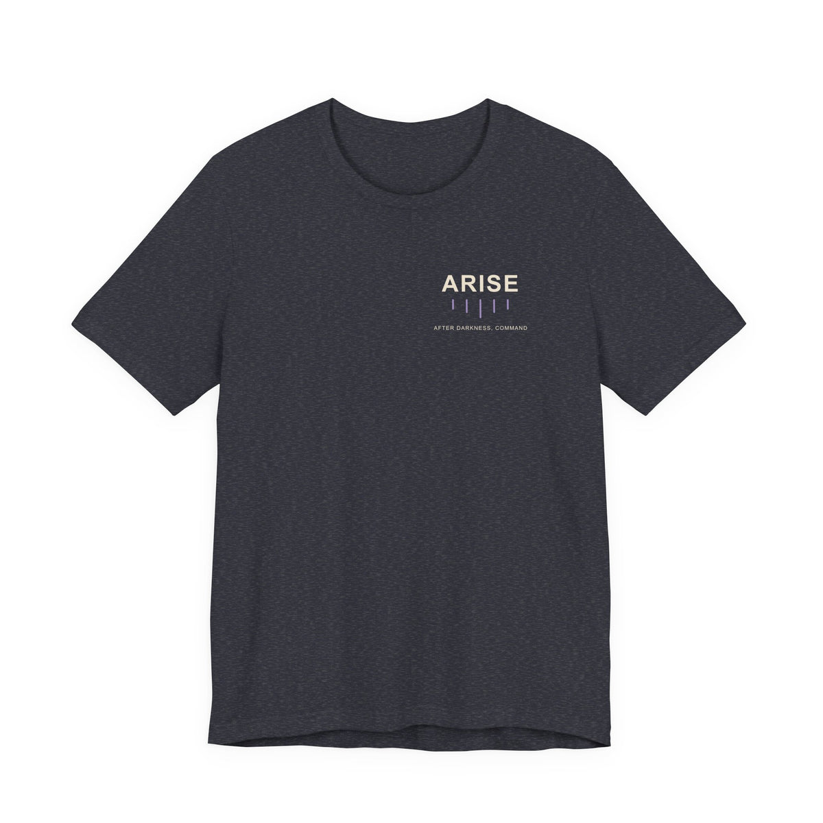 After Darkness Minimalist Anime Soft Tee | Shadow Rank Gym Japanese Streetwear