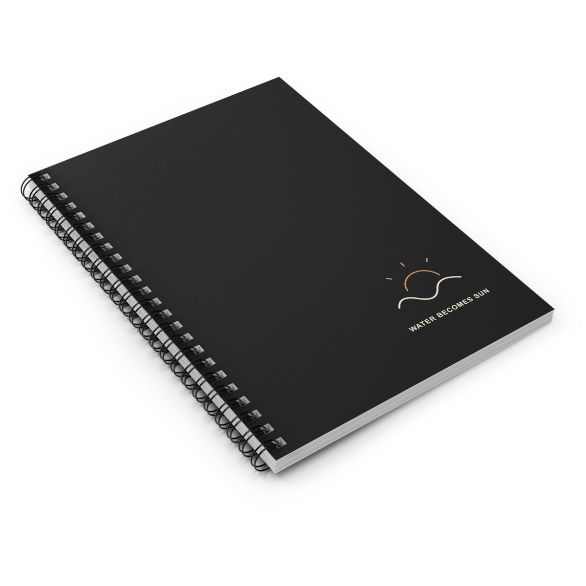 Water Becomes Sun Spiral Notebook
