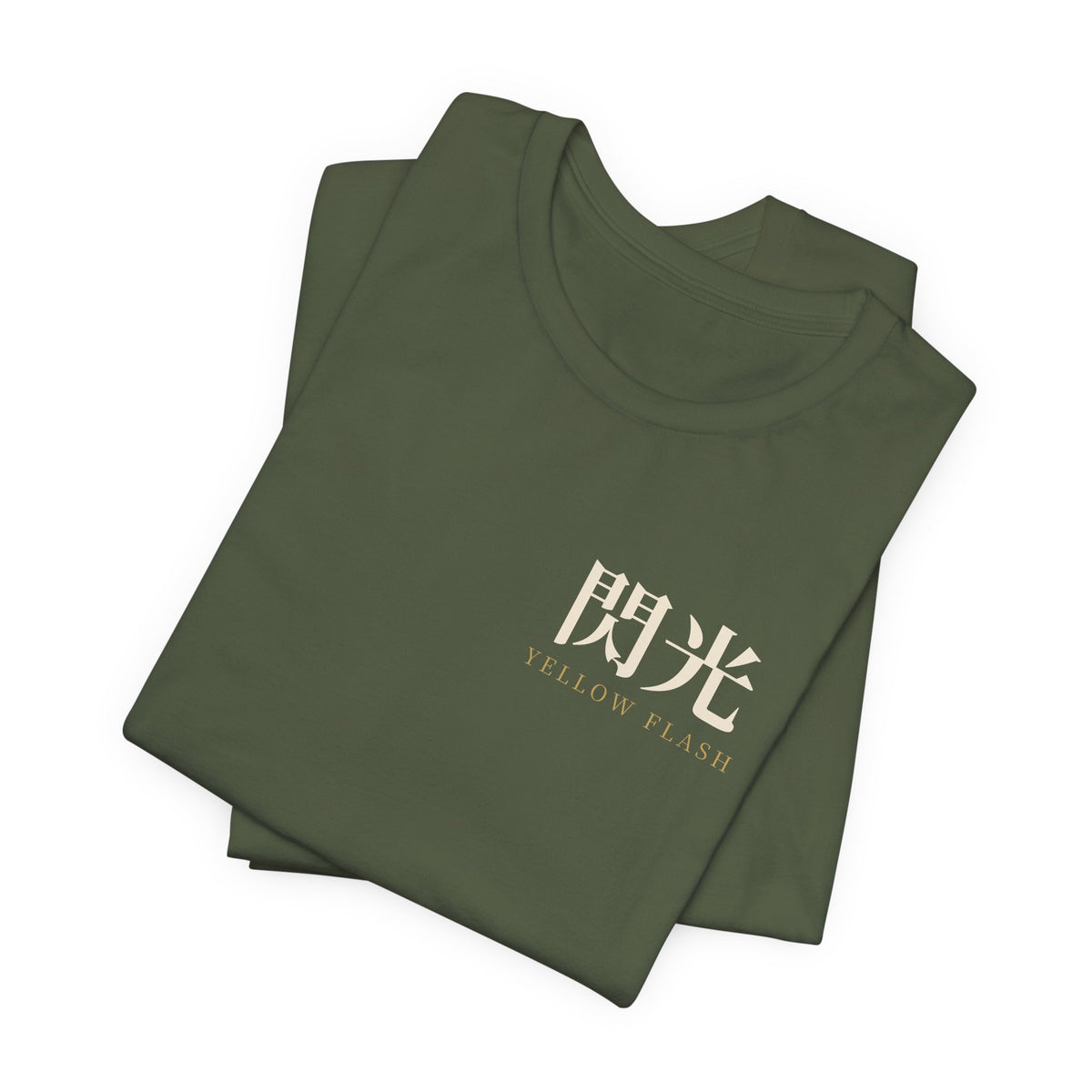 Yellow Flash Kanji Anime Soft Tee | Ninja Japanese Streetwear