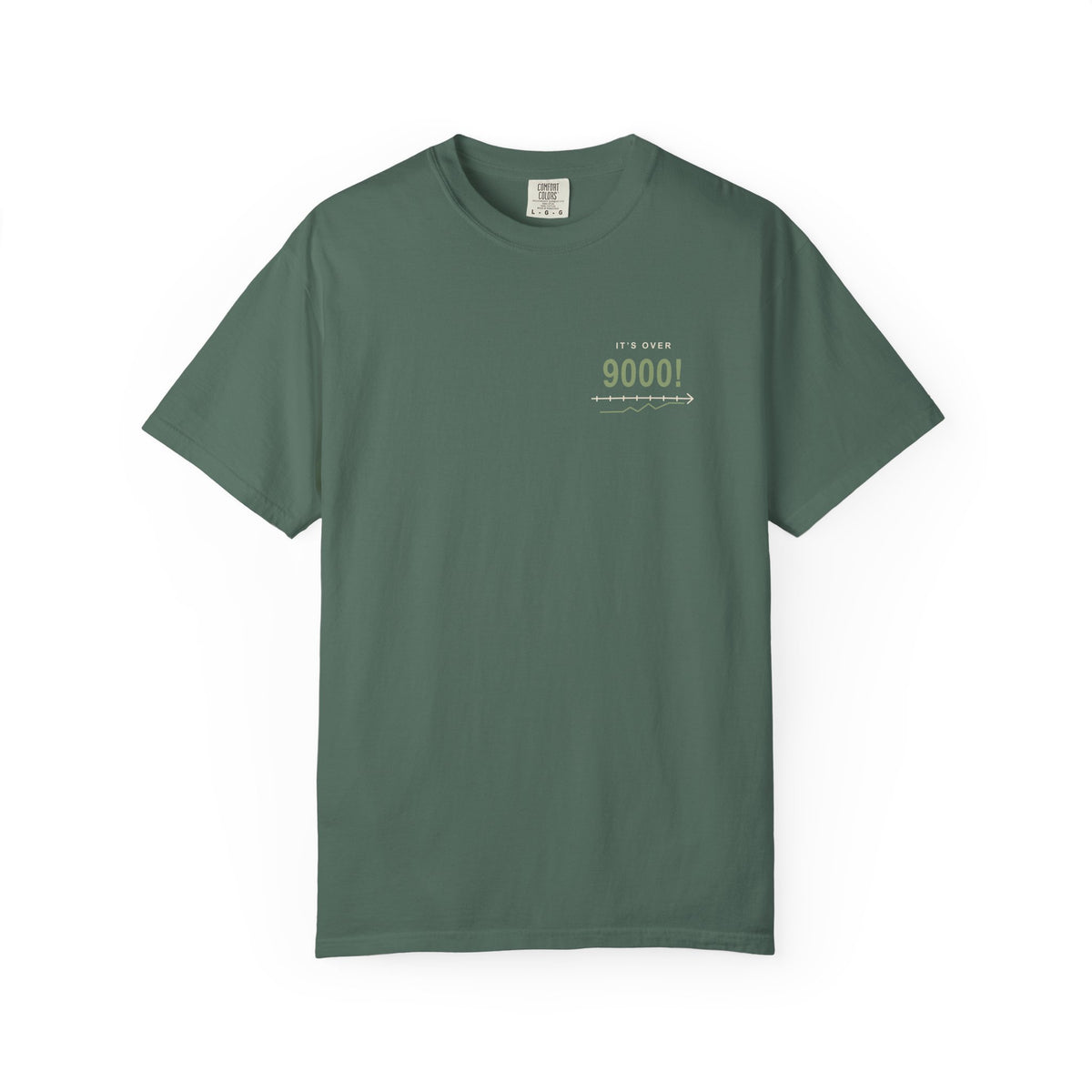 Over Nine Thousand Anime Quote Tee | Power Level Japanese Streetwear