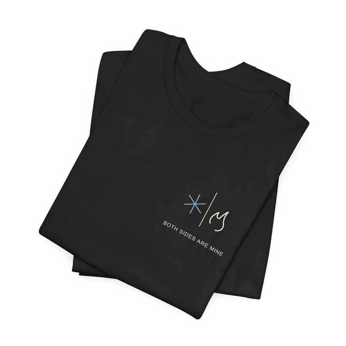 Both Sides Mine Minimalist Anime Soft Tee | Hero Academy Japanese Streetwear
