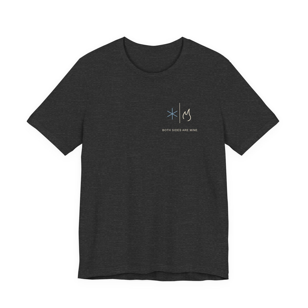 Both Sides Mine Minimalist Anime Soft Tee | Hero Academy Japanese Streetwear