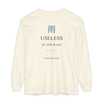 Rain Check Kanji Long Sleeve Tee | Inspired by Roy Mustang from Fullmetal Alchemist