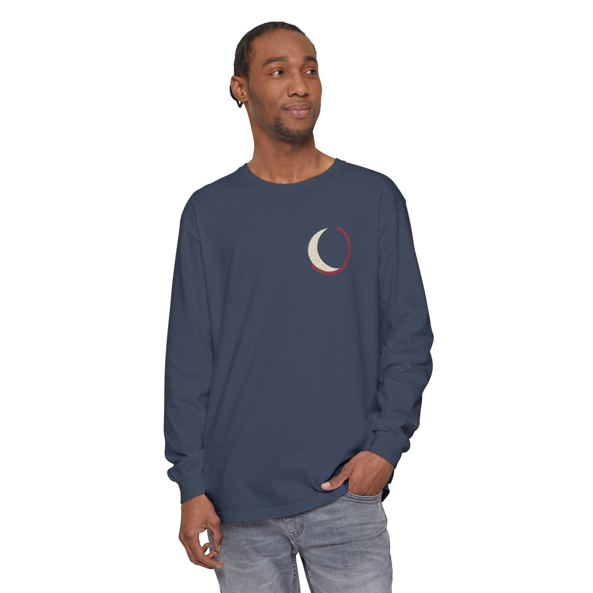 Black Moon Minimalist Long Sleeve Tee | Inspired by Ichigo Kurosaki from Bleach