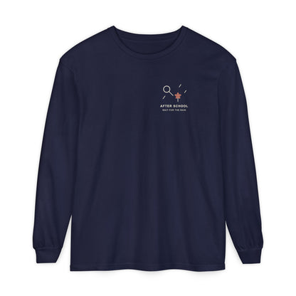 After School Rain Minimalist Long Sleeve Tee | Inspired by Reze from Chainsaw Man