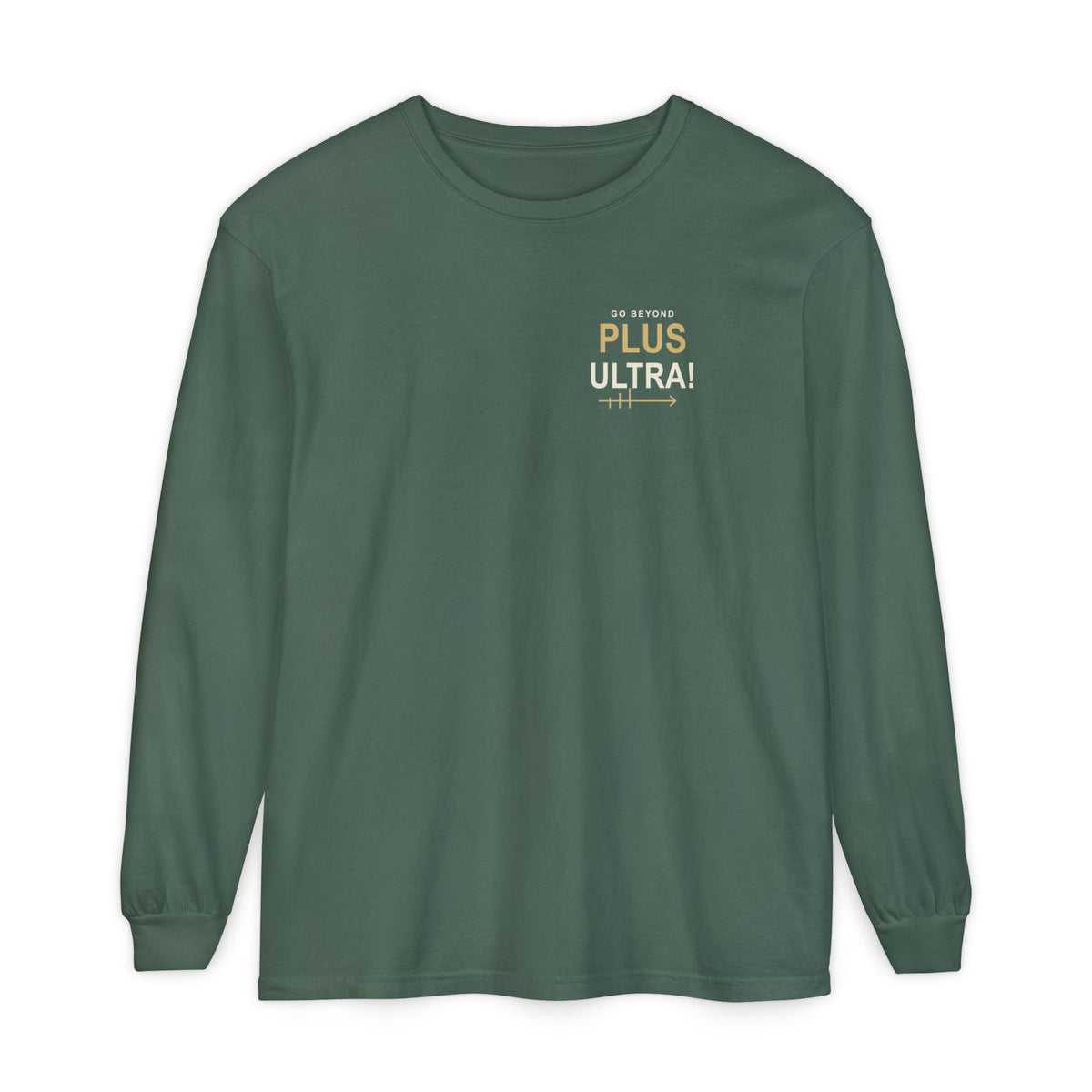 Go Beyond Anime Quote Long Sleeve Tee | Hero Academy Japanese Streetwear