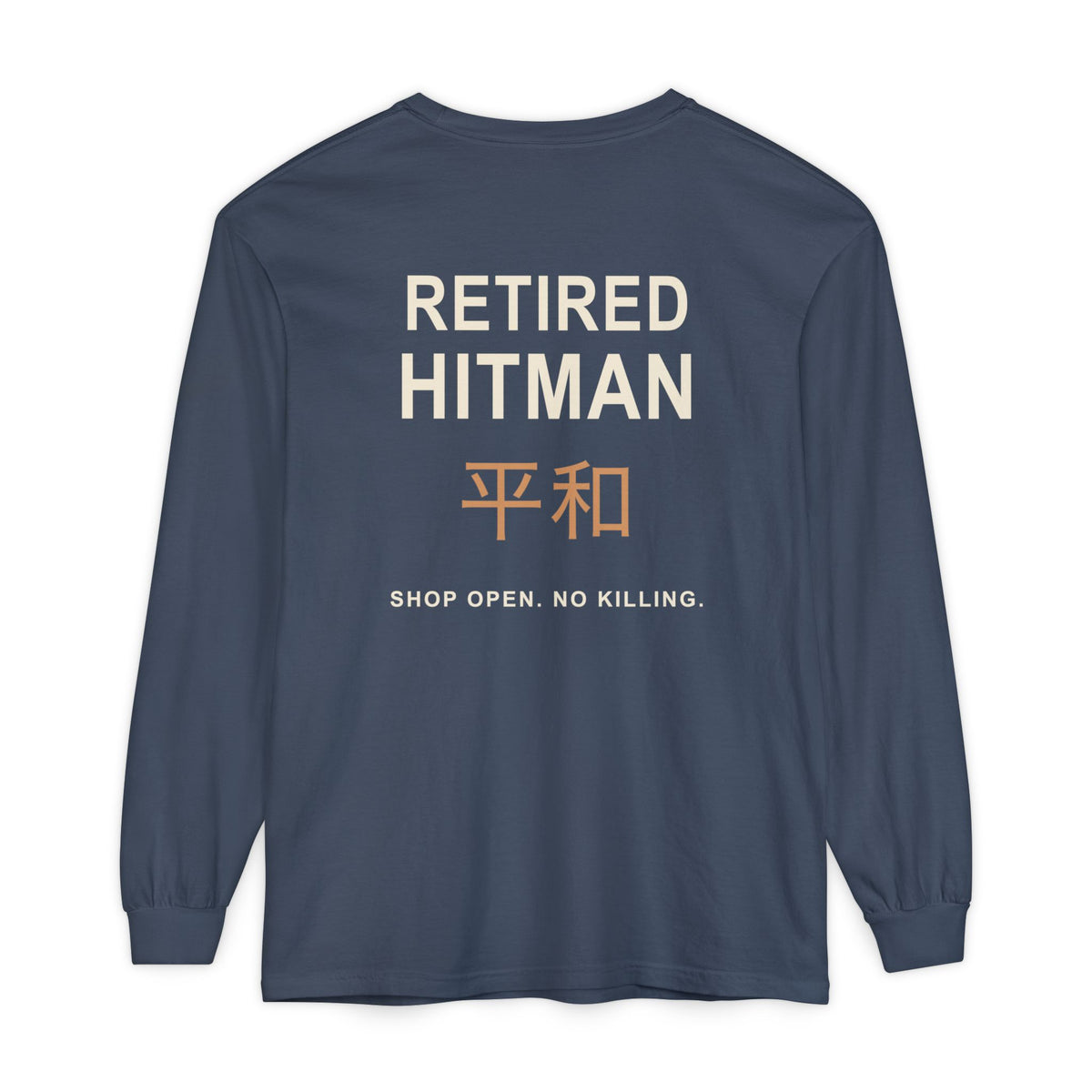 Off Duty Kanji Long Sleeve Tee | Inspired by Taro Sakamoto from Sakamoto Days