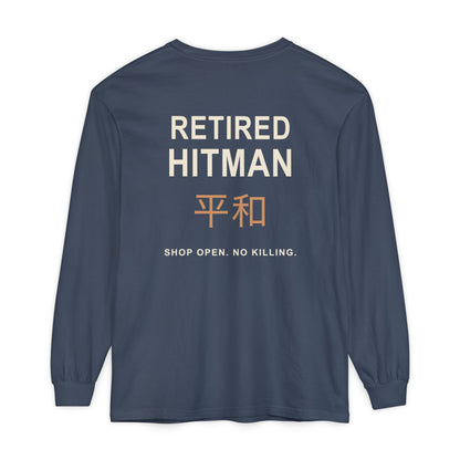 Off Duty Kanji Long Sleeve Tee | Inspired by Taro Sakamoto from Sakamoto Days