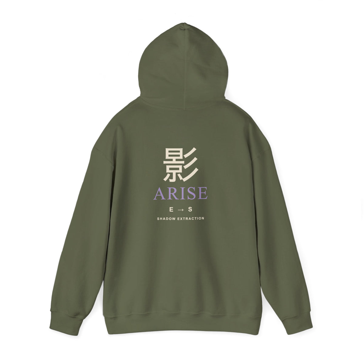 Shadow Rank Kanji Anime Hoodie | Shadow Rank Gym Japanese Streetwear