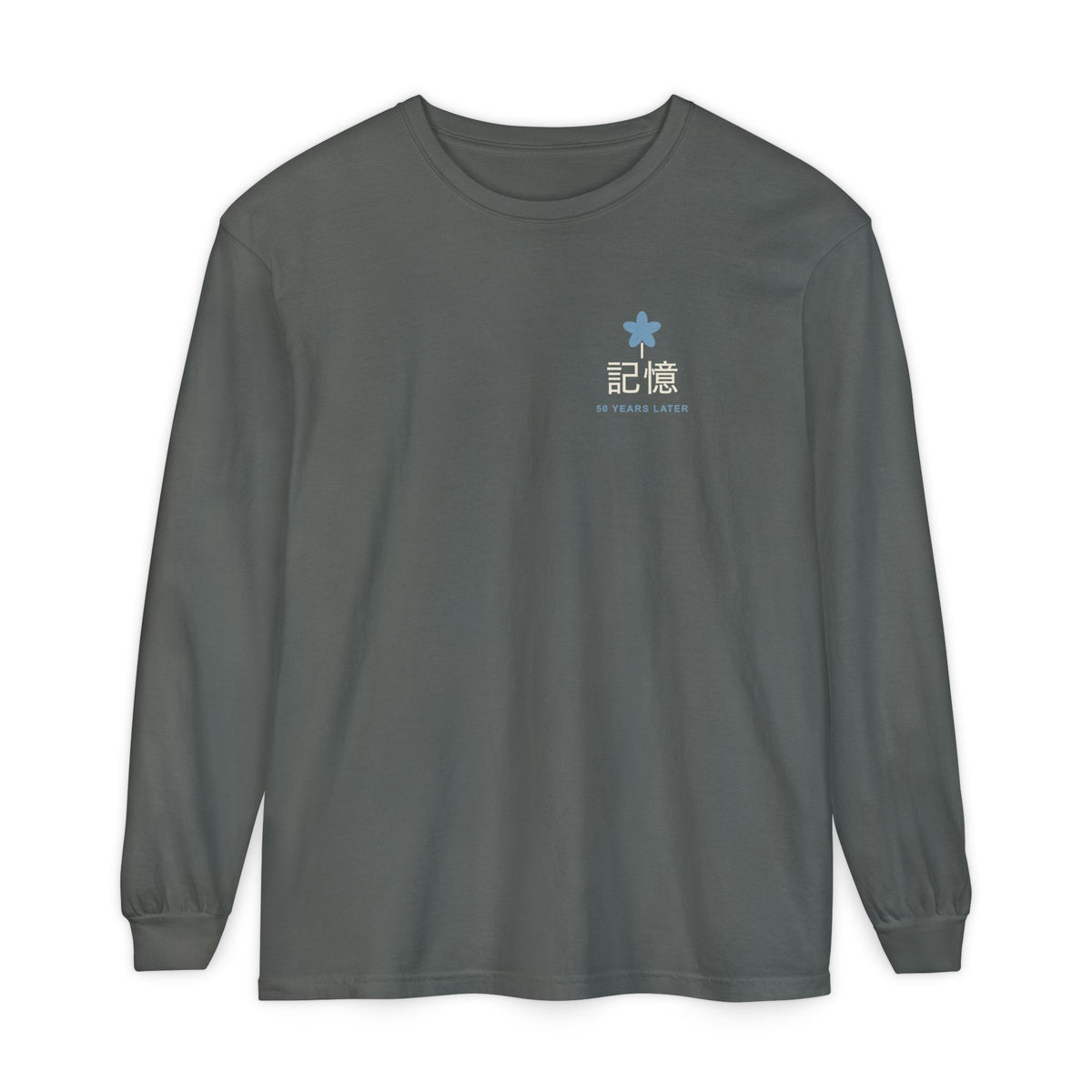 Memory of the Sky Kanji Long Sleeve Tee | Inspired by Frieren and Himmel from Frieren