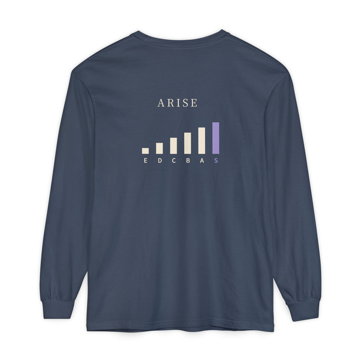 Rank Ascension Kanji Anime Long Sleeve Tee | Shadow Rank Gym Japanese Streetwear