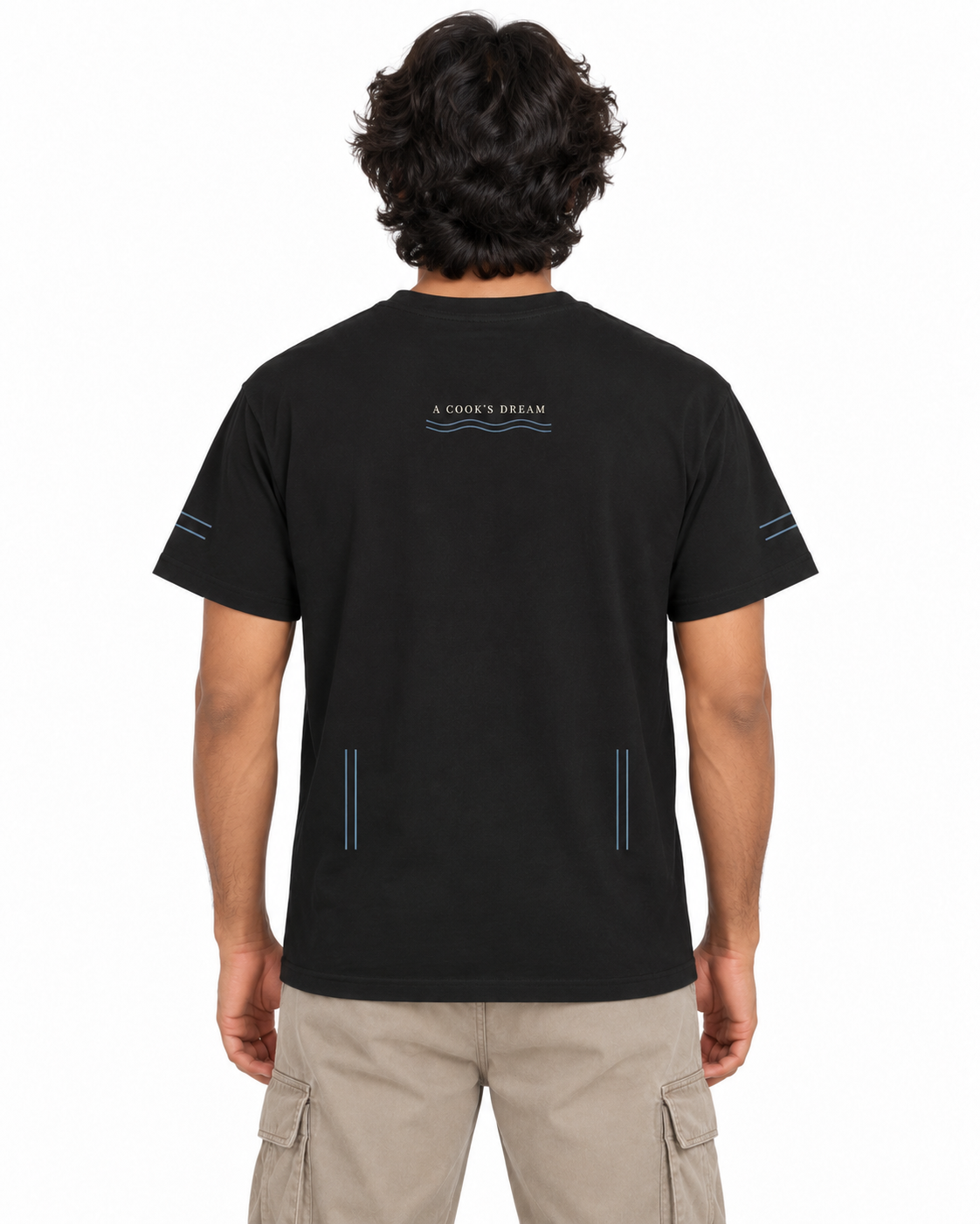 All Blue Service Edge Edition Black — studio back lifestyle — back view