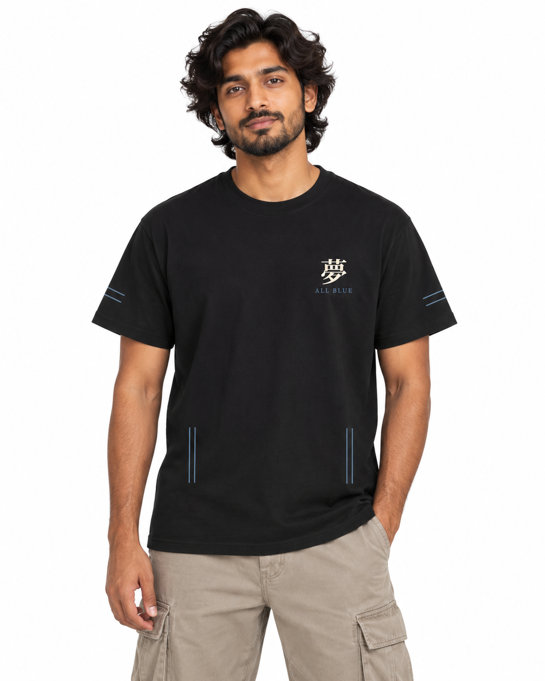 All Blue Service Edge Edition Black — studio front lifestyle