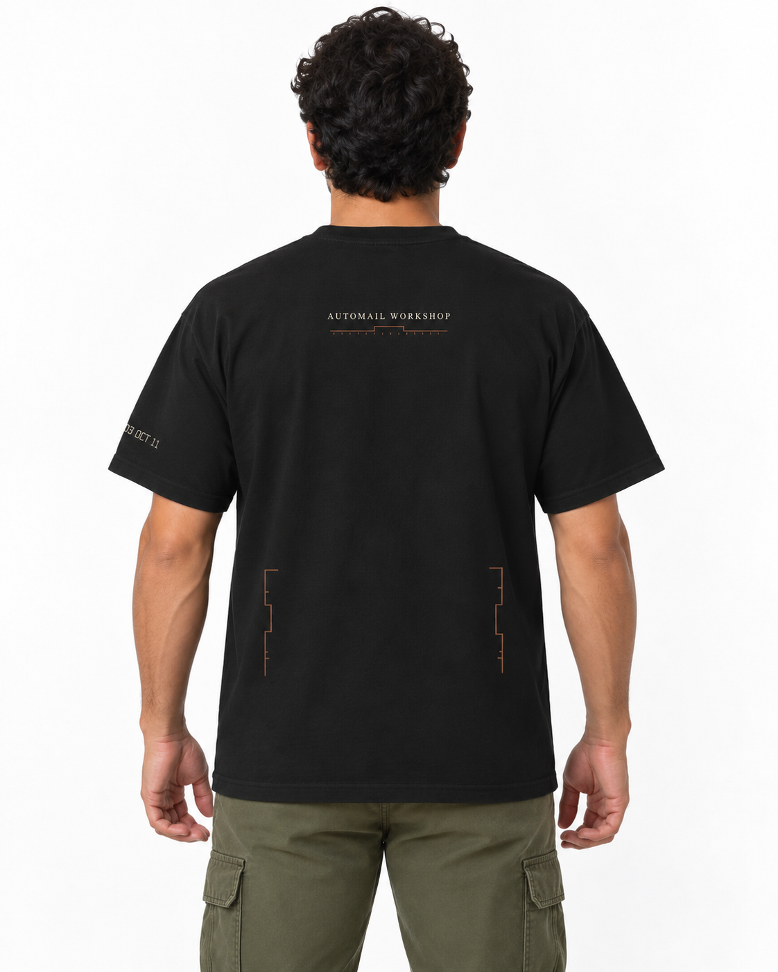 Exchange Workshop Edge Edition Black — studio back lifestyle — back view