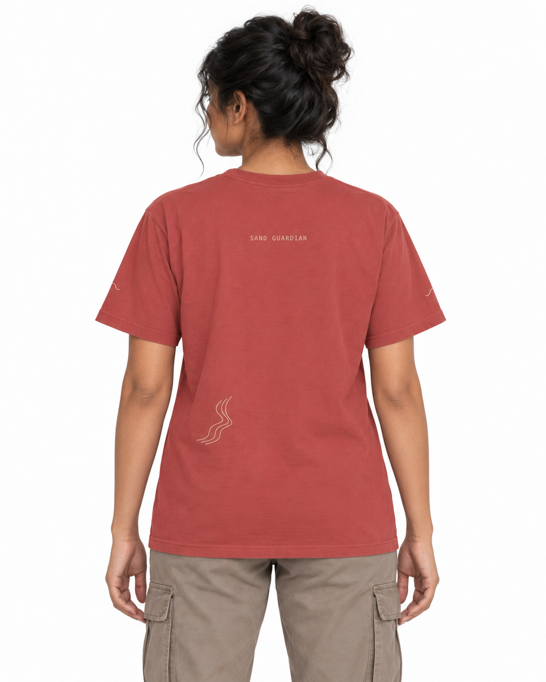 Sand Guardian Edge Edition Crimson studio back lifestyle — back view