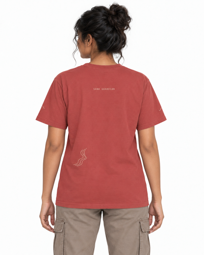 Sand Guardian Edge Edition Crimson studio back lifestyle — back view