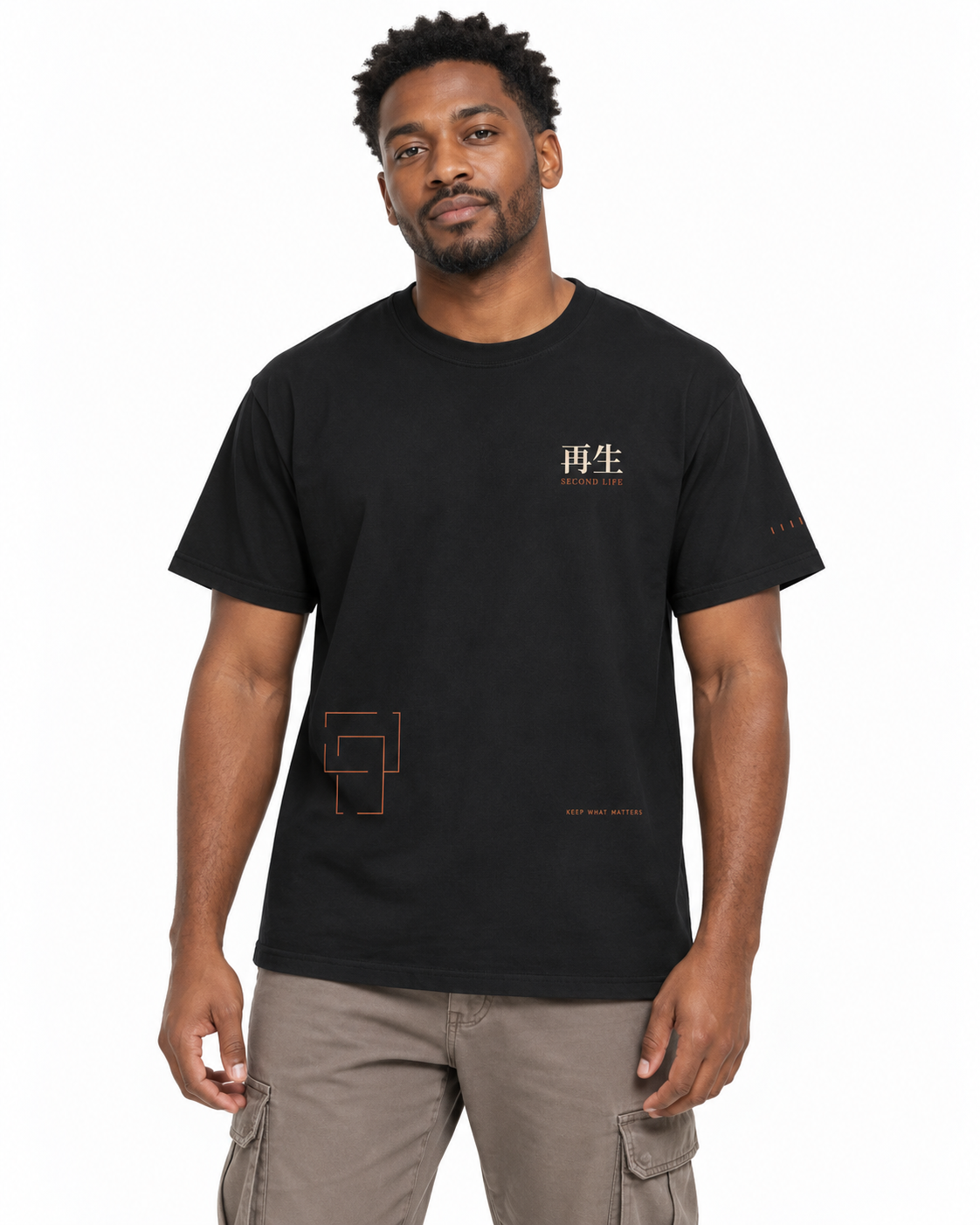Second Life Edge Edition Black — studio front lifestyle
