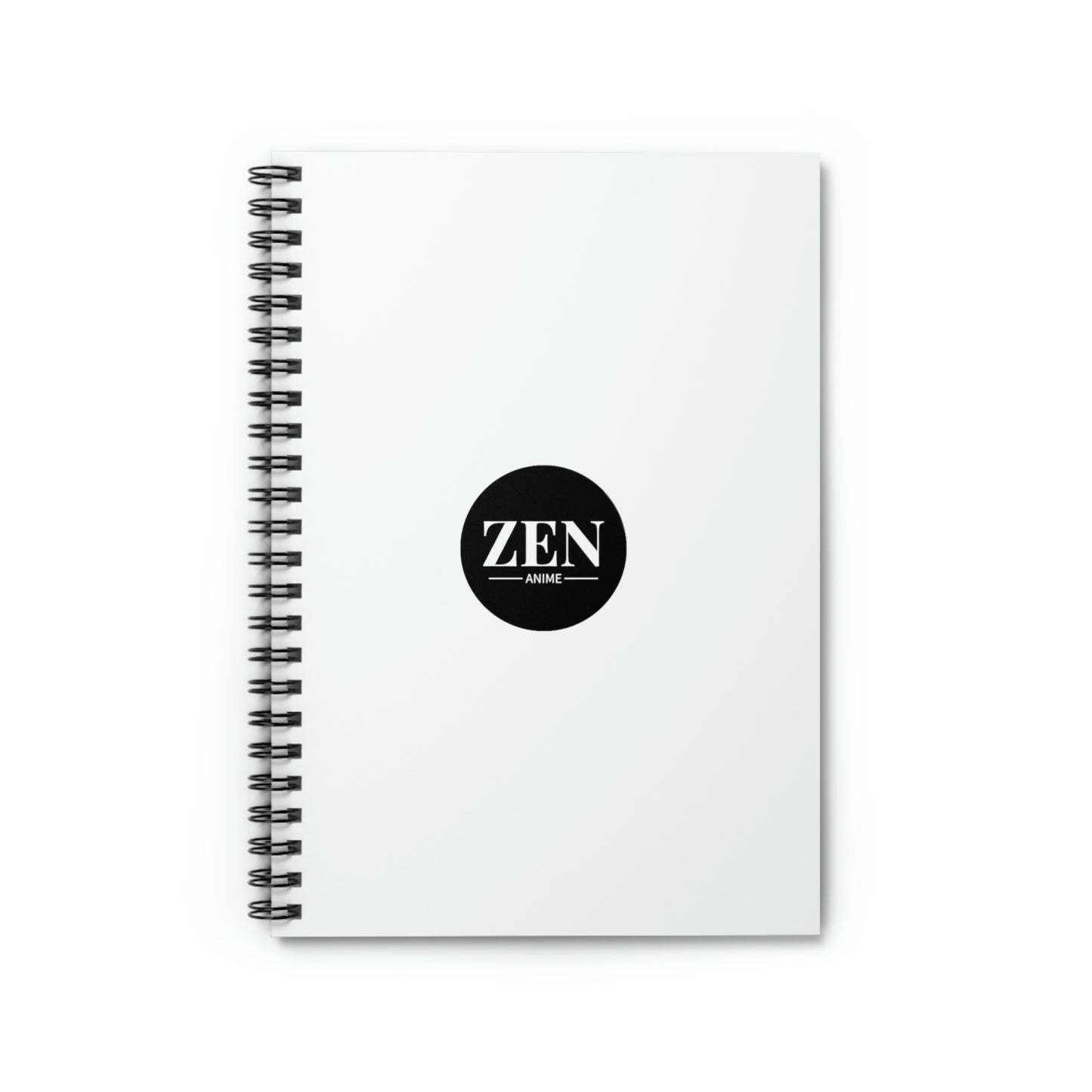 Zen Anime Spiral Notebook - Ruled Line