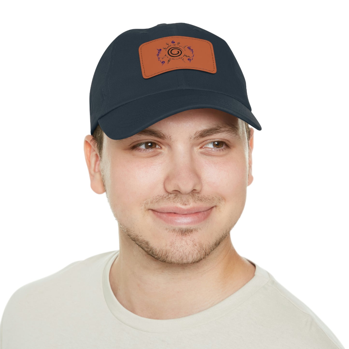 Naruto Dad Hat with Leather Patch