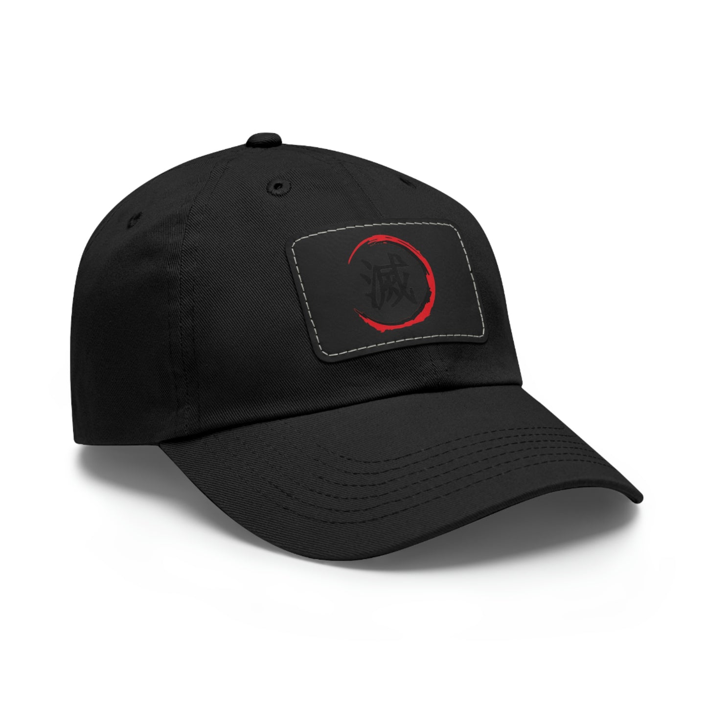 Demon Slayer Dad Hat with Leather Patch