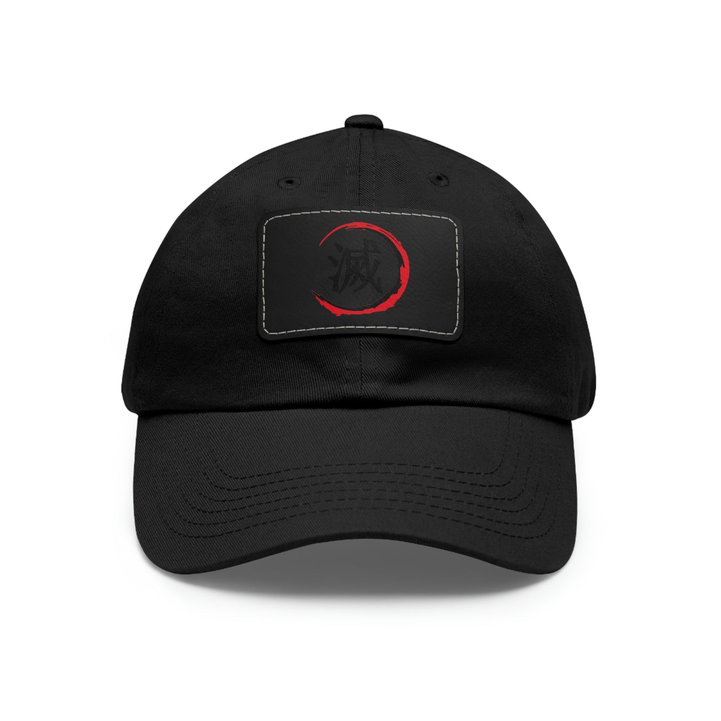 Demon Slayer Dad Hat with Leather Patch