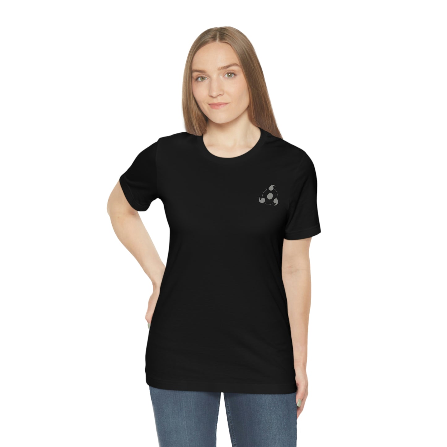 Uchiha w/ Crest Unisex Jersey Short Sleeve Tee