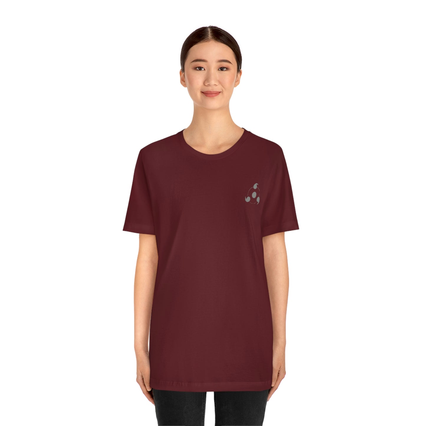 Uchiha w/ Crest Unisex Jersey Short Sleeve Tee