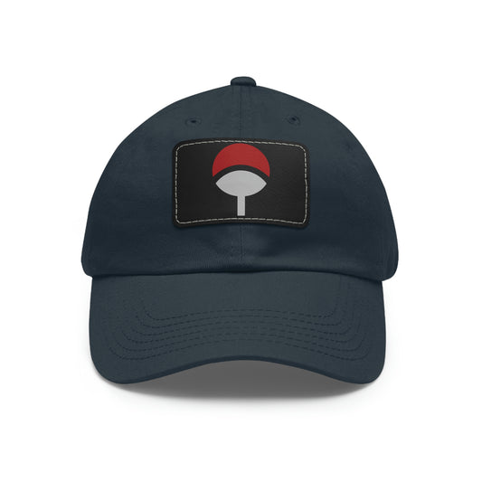 Uchiha Dad Hat with Leather Patch