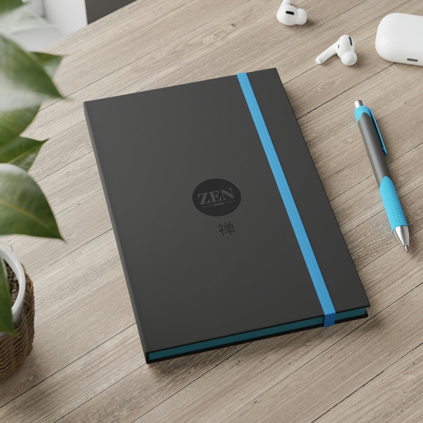 Zen Anime Color Contrast Notebook - Ruled