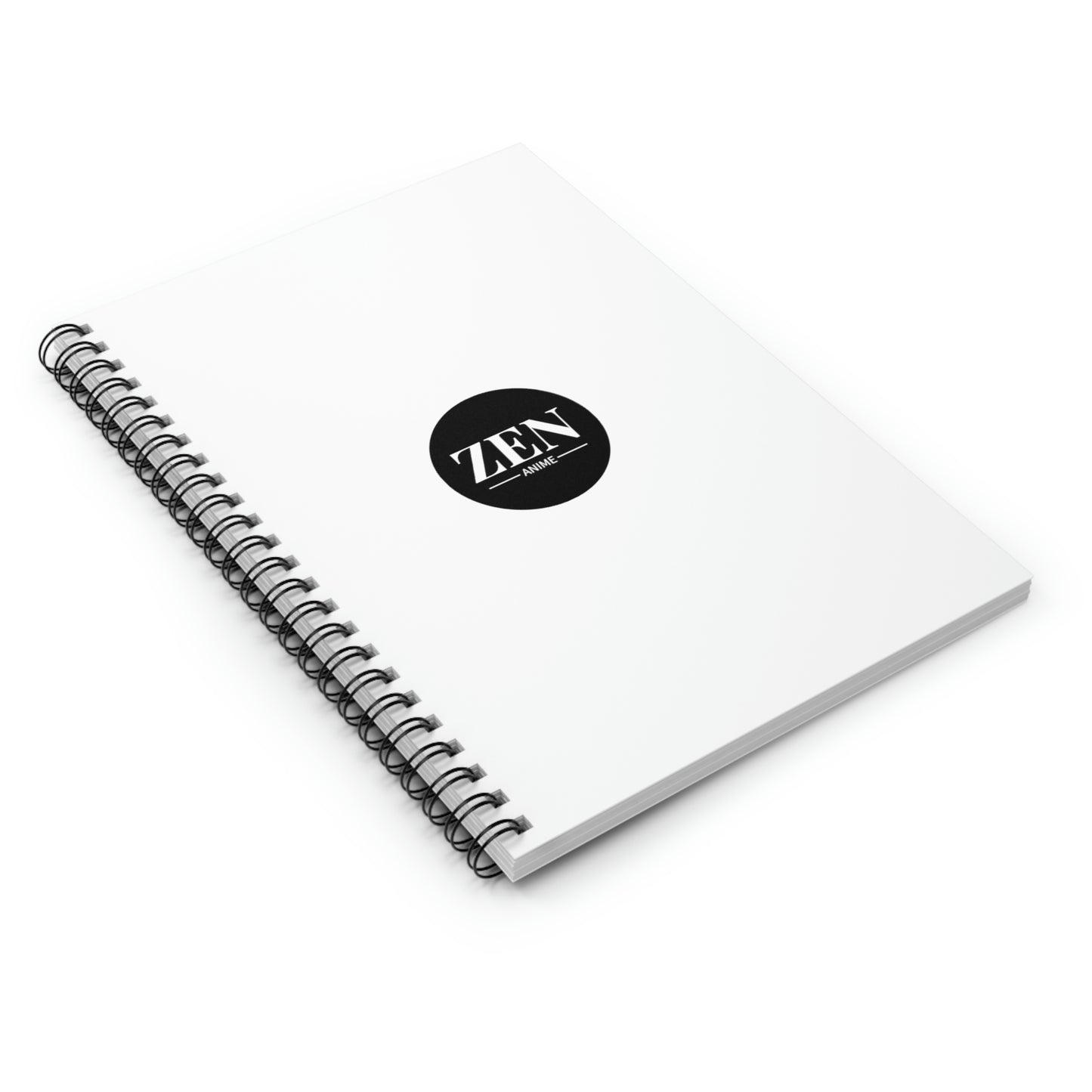 Zen Anime Spiral Notebook - Ruled Line