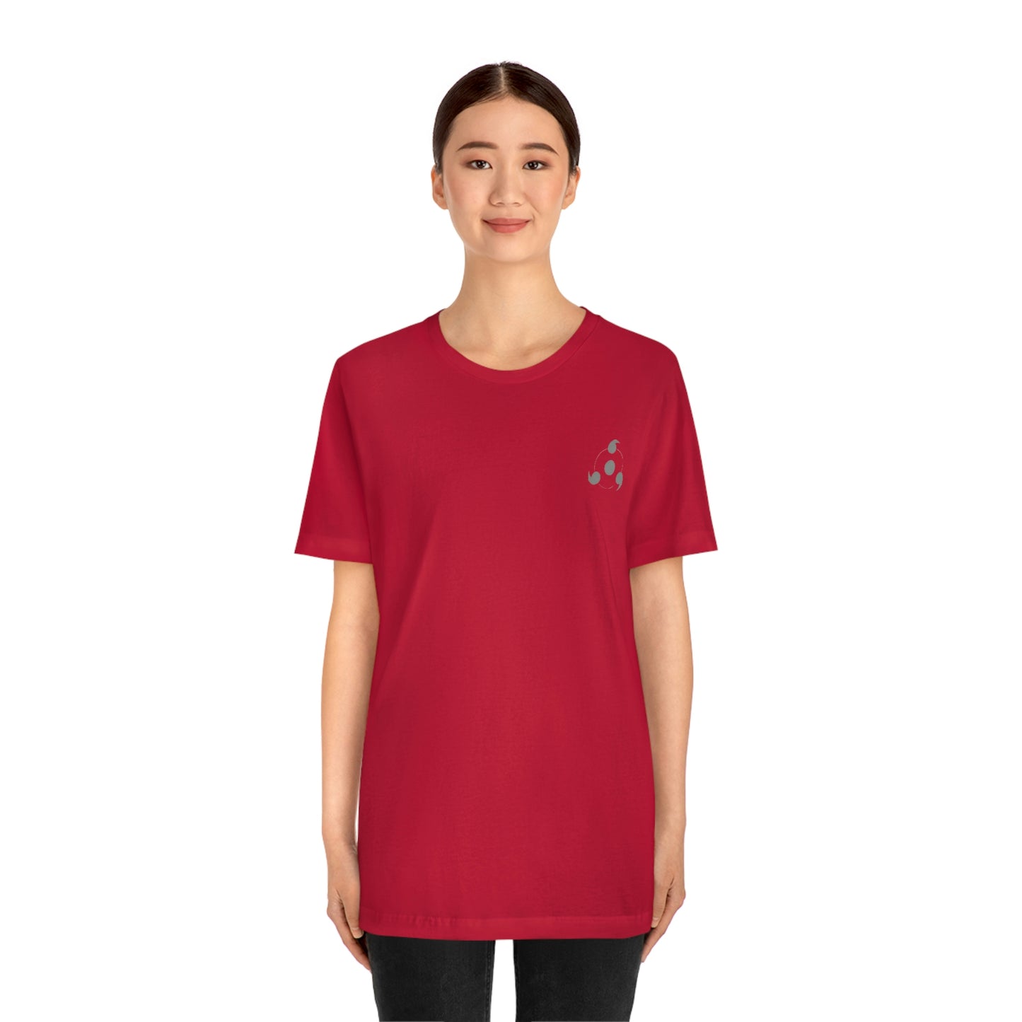 Uchiha w/ Crest Unisex Jersey Short Sleeve Tee