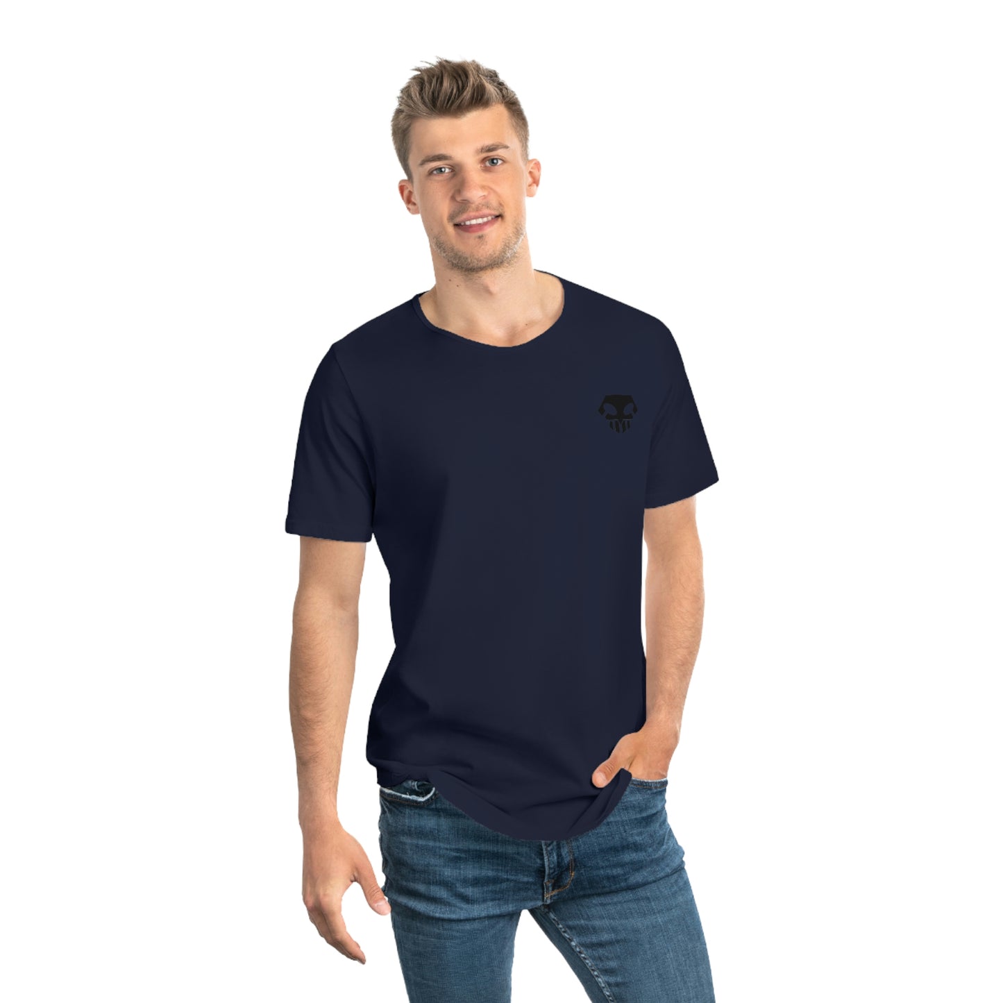 Bleach Hollow Men's Jersey Curved Hem Tee Shirt