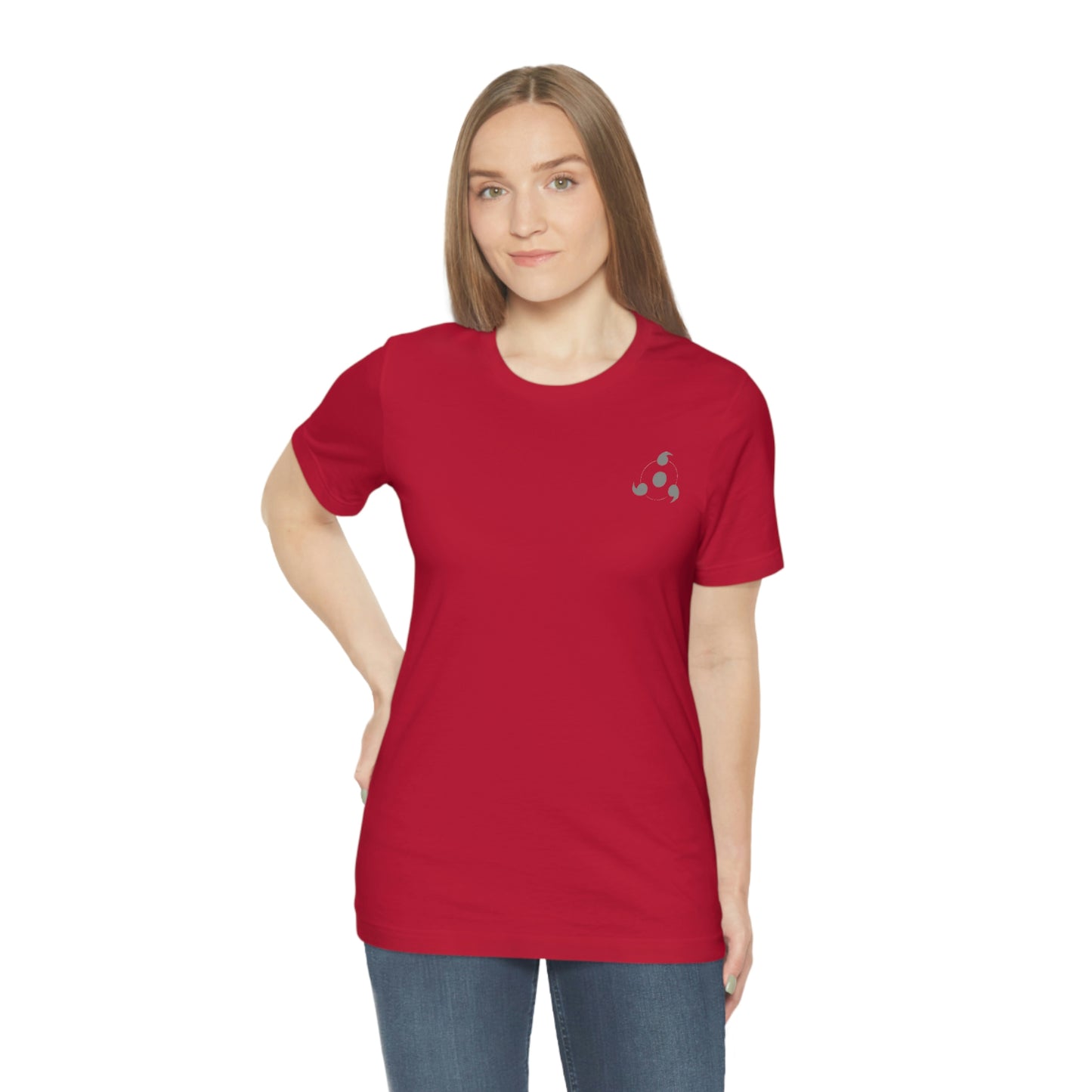 Uchiha w/ Crest Unisex Jersey Short Sleeve Tee