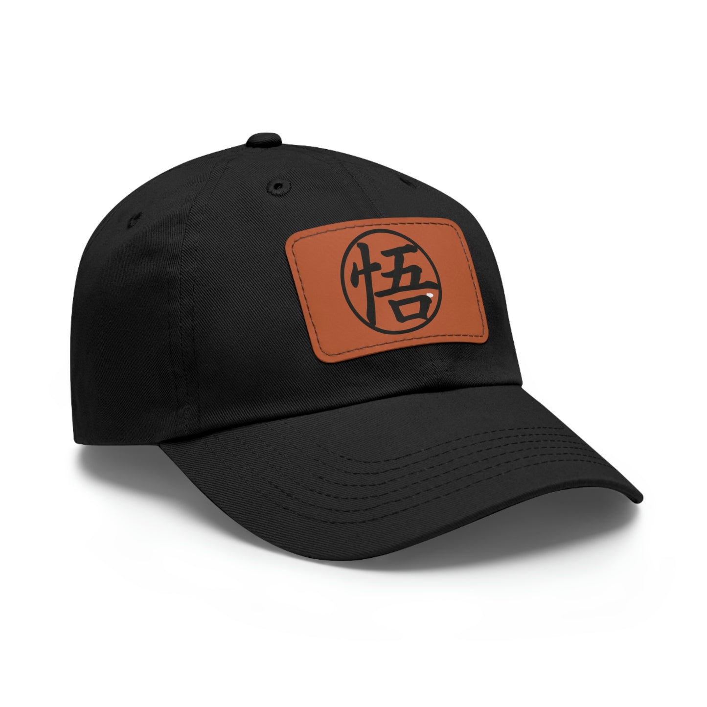 Goku Dad Hat with Leather Patch