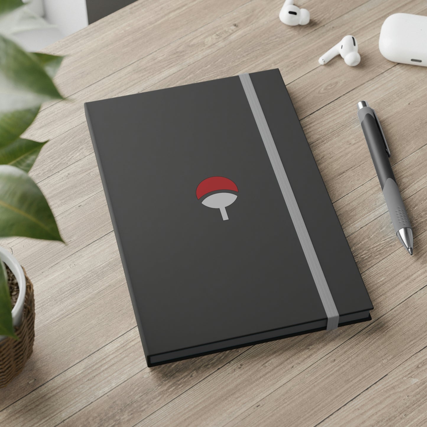 Sasuke Uchiha Color Contrast Notebook - Ruled