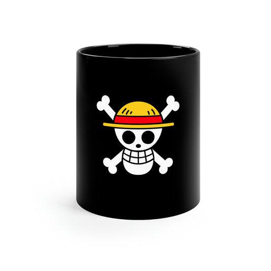 One Piece 11oz Black Mug