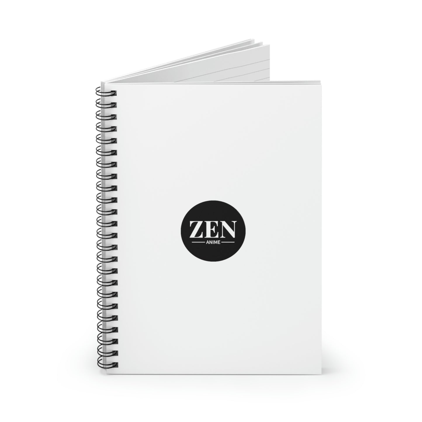 Zen Anime Spiral Notebook - Ruled Line