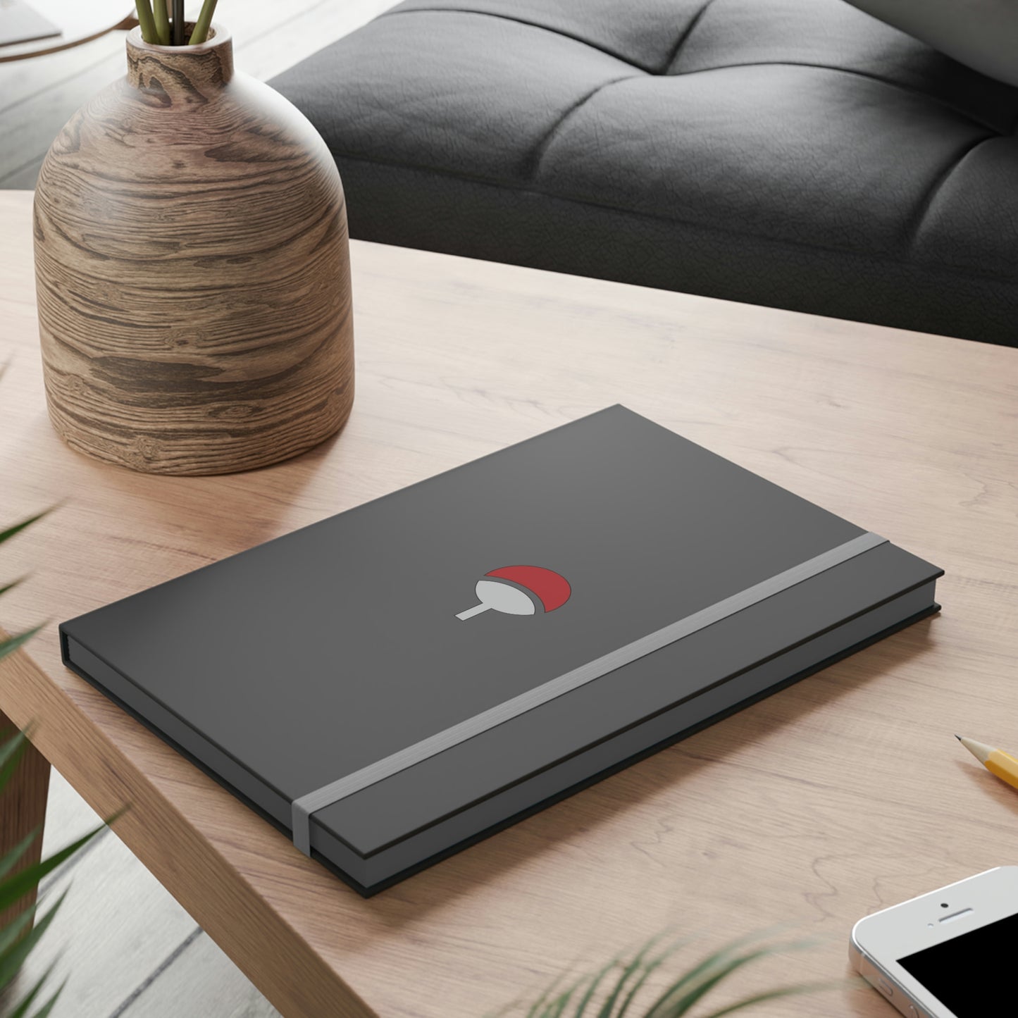 Sasuke Uchiha Color Contrast Notebook - Ruled