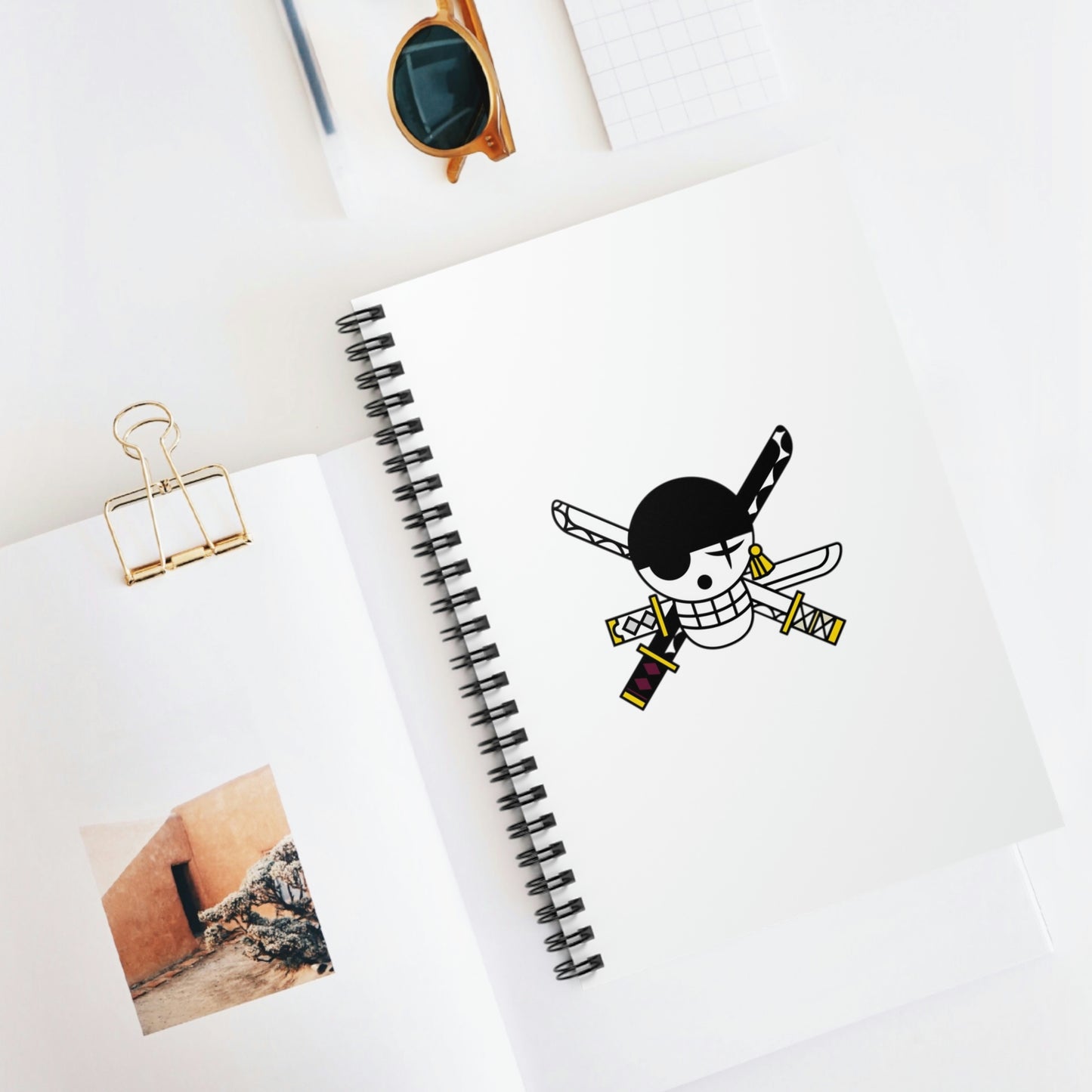 One Piece Zoro Spiral Notebook - Ruled Line